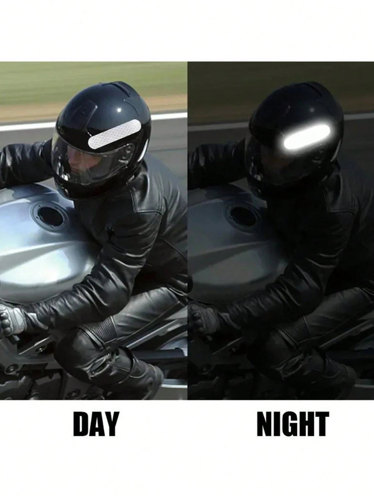 10/20/60pcs Car Warning Reflective Stickers, Waterproof Anti-Fouling Reflective Stickers Suitable For Car, Motorcycle, Bicycle, Helmet