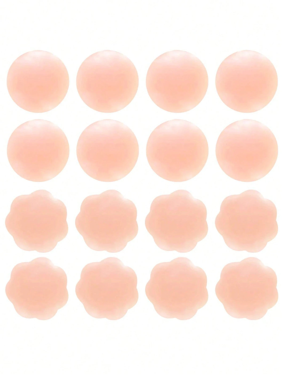 10pcs Reusable Seamless Silicone Bra Liners- Invisible, Self-Adhesive, Nipple Concealer For Women- Comfortable, Breathable, Easy To Clean Bra Accessories