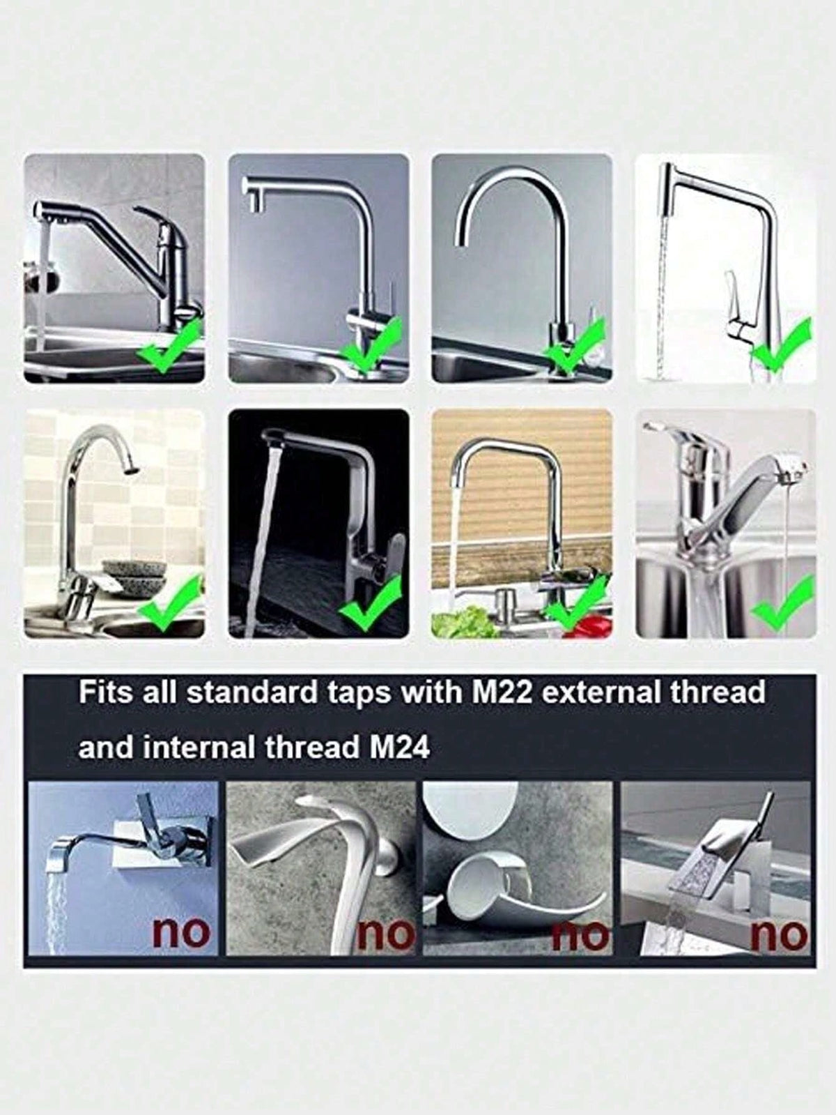 1pc 3-Mode Kitchen Faucet Aerator, Sink Water Tap Extender With 360 Degree Swivel, Anti-Splash Faucet Sprayer Head Home Bathroom Decor Fall Decor Back To School