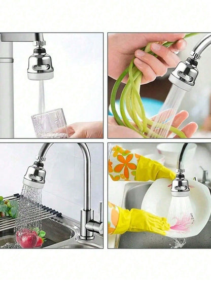 1pc 3-Mode Kitchen Faucet Aerator, Sink Water Tap Extender With 360 Degree Swivel, Anti-Splash Faucet Sprayer Head Home Bathroom Decor Fall Decor Back To School