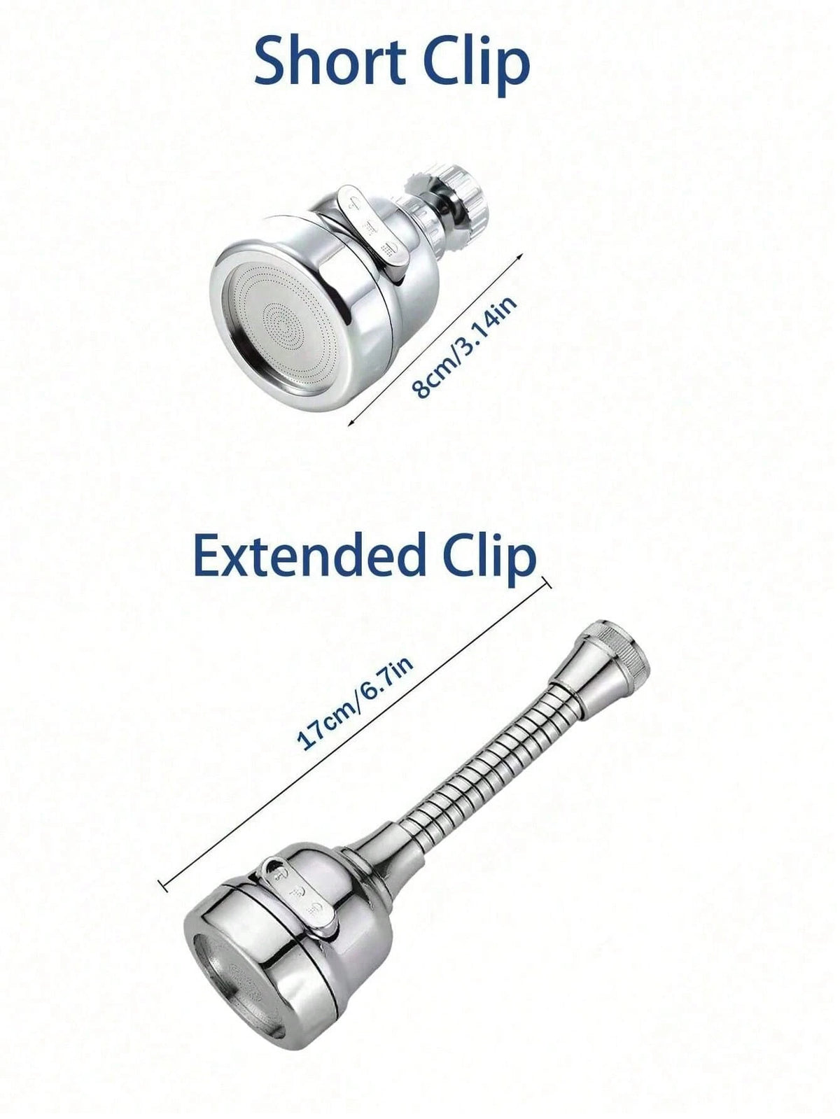1pc 3-Mode Kitchen Faucet Aerator, Sink Water Tap Extender With 360 Degree Swivel, Anti-Splash Faucet Sprayer Head Home Bathroom Decor Fall Decor Back To School