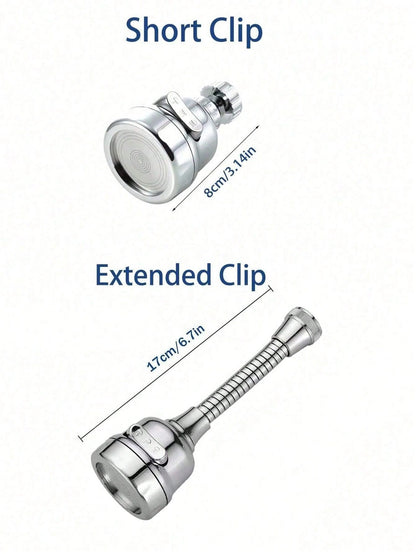 1pc 3-Mode Kitchen Faucet Aerator, Sink Water Tap Extender With 360 Degree Swivel, Anti-Splash Faucet Sprayer Head Home Bathroom Decor Fall Decor Back To School