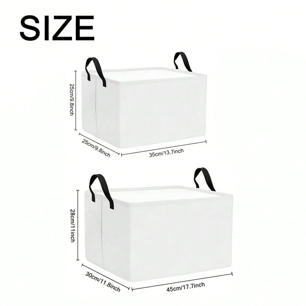 1pc Cartoon Dinosaur, Volcano And Cactus Print Foldable Storage Box, Multi-Functional Organizer With Handle, Suitable For Storing Clothes And Books, Ideal For Game Room And Bedroom