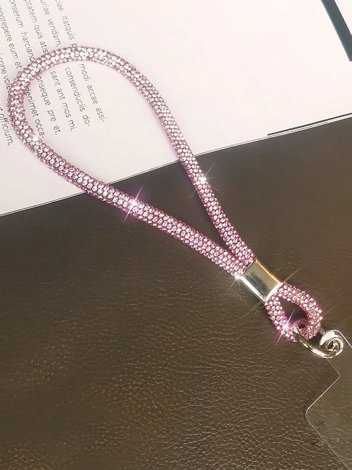 1pc Crystal Rhinestone Wrist Lanyard, High-End Luxury Rhinestone Hanging Decoration, Fashionable Short Strap Phone Case Lanyard, Anti-Lost Camera Chain