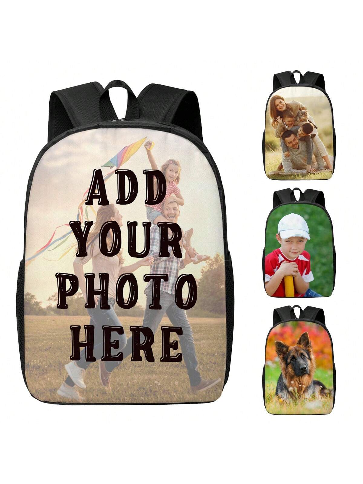 1pc Custom Backpack With Photos Backpacks Travel Rucksack Personalized Backpack For Man