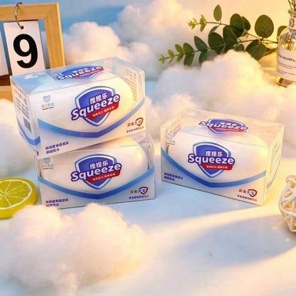 1pc Large Slow Rebound Soap Stress Relief Squeeze Toy, Suitable As A Gift For Friends And Girlfriends, Soft And Flexible, Slow Rebound, Non-Sticky, High Elasticity And Durable, Won't Deform After Repe