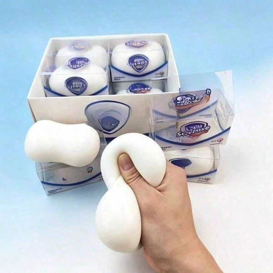 1pc Large Slow Rebound Soap Stress Relief Squeeze Toy, Suitable As A Gift For Friends And Girlfriends, Soft And Flexible, Slow Rebound, Non-Sticky, High Elasticity And Durable, Won't Deform After Repe