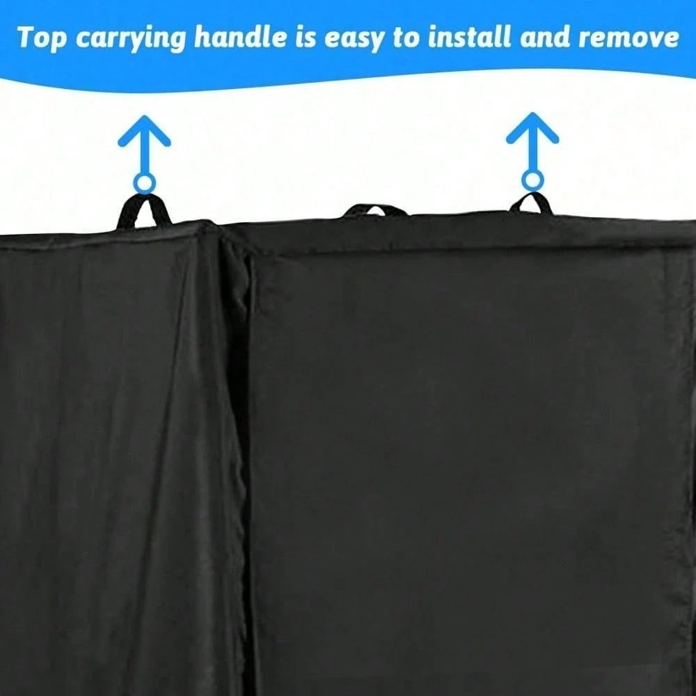 1pc Waterproof UV-Resistant Bird Cage Cover, Durable Washable, Windproof, Suitable For Parrots And Small Pet Birds. Oxford Cloth Bird Cage Cover With Light-Blocking And Breathable Functions. Waterproo