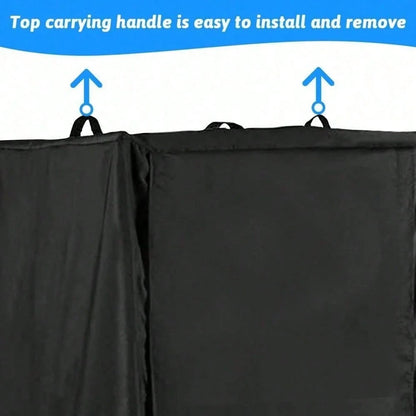 1pc Waterproof UV-Resistant Bird Cage Cover, Durable Washable, Windproof, Suitable For Parrots And Small Pet Birds. Oxford Cloth Bird Cage Cover With Light-Blocking And Breathable Functions. Waterproo