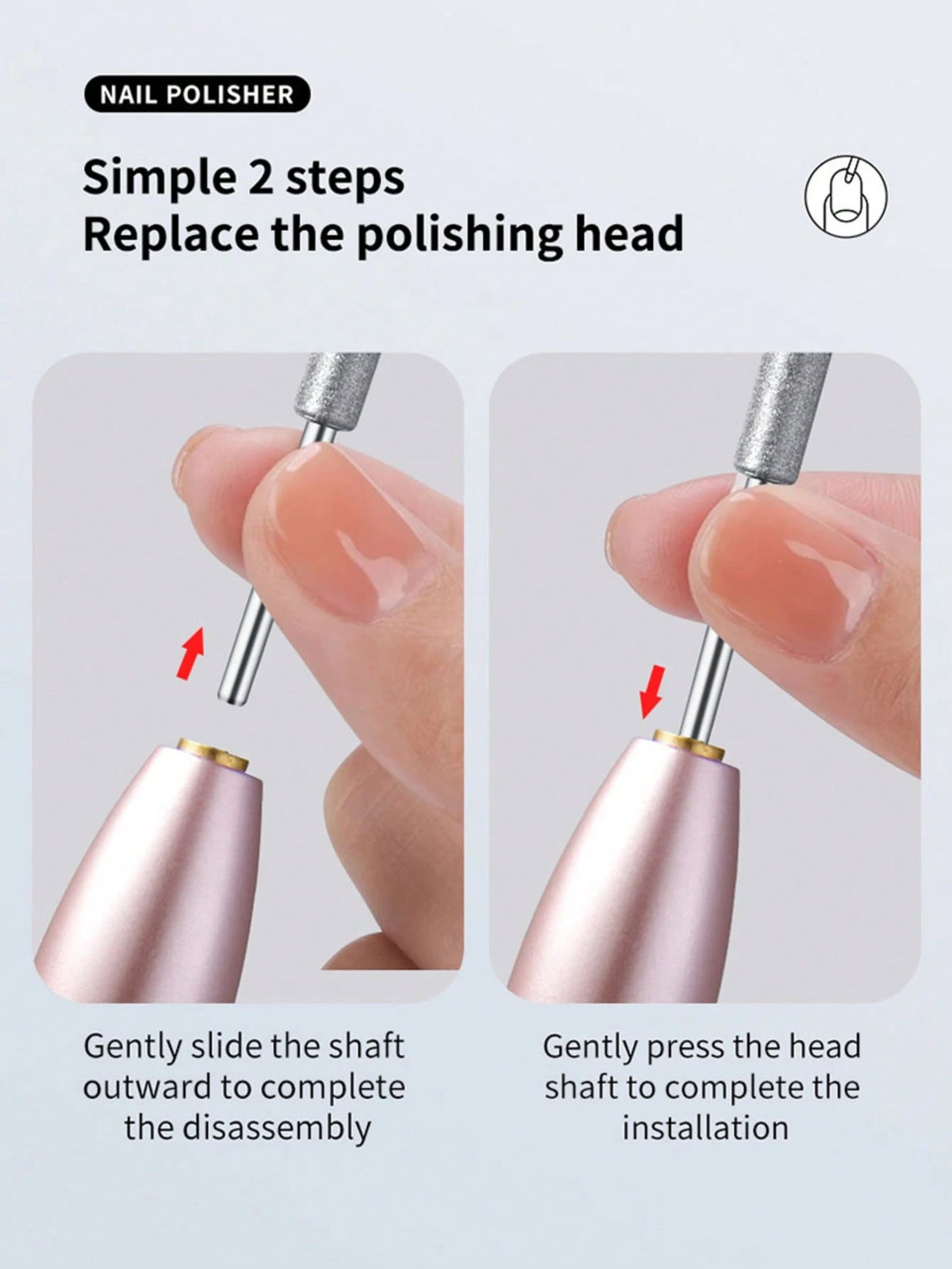20,000RPM Rechargeable Electric Nail Drill, Portable Nail File Machine For Acrylic, Gel Nails Polishing, With 11 Sanding Bits And 20 Sanding Bands, Suitable For Beginners And Professionals, Profession