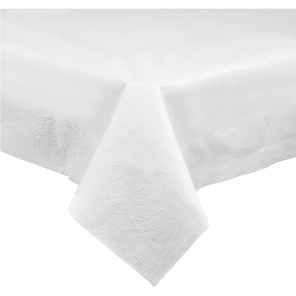 3 Ply Paper & Plastic Tablecloth for Rectangle Tables - 5 Pack - Wichita Home Outlet