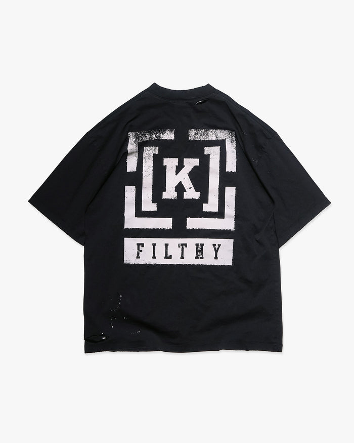 Washed Black graphic t-shirt – KREW 333MM Ripper