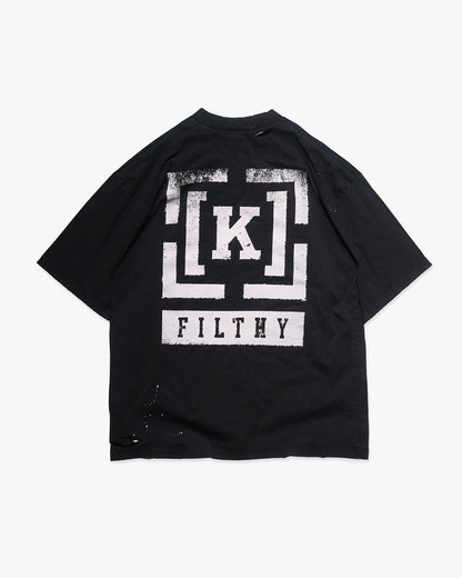 Washed Black graphic t-shirt – KREW 333MM Ripper