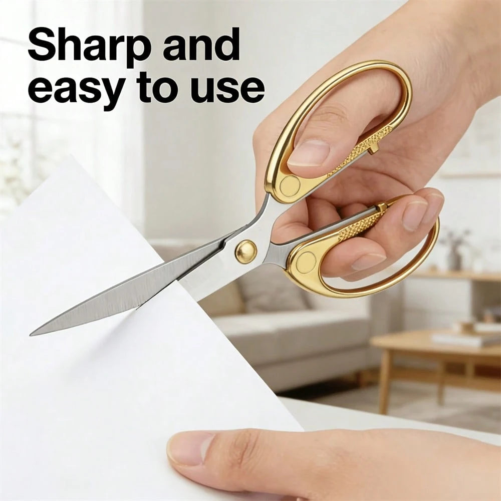 3pcs Scissors Set Office Scissors, Craft Scissors: 4.7 Inch, 5.3 Inch, 6 Inch, Ultra-Sharp Blades, Durable Office Scissors, Multi-Purpose Scissors For Home, School, Sewing, Fabric
