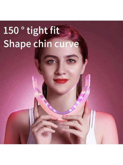 5-Mode 12-Intensity Face Massager, Vibration Lifting & Heating Double Chin V-Shape Massager, Smart Skin Tightening Device, Ideal Holiday Gift For Women