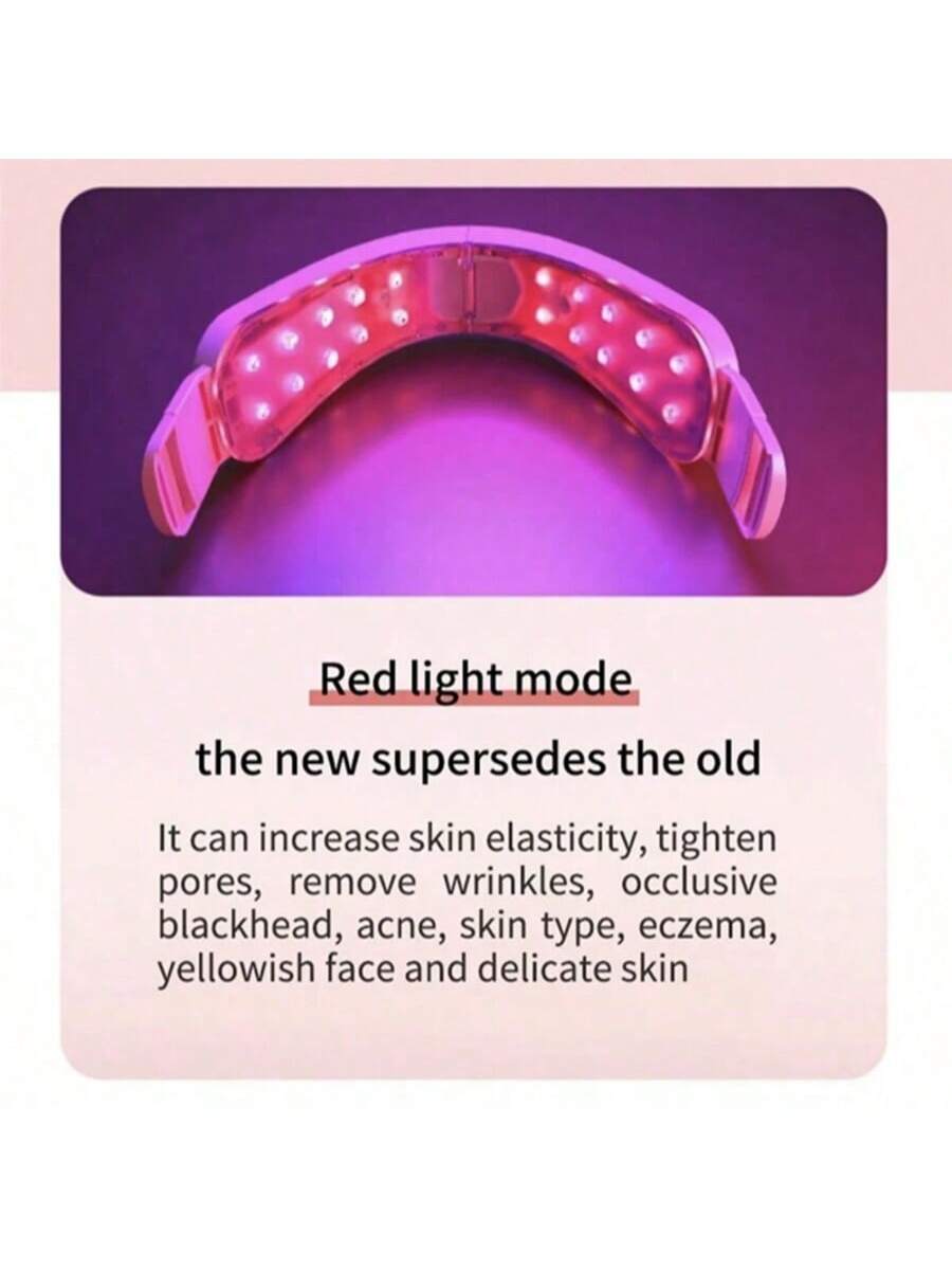 5-Mode 12-Intensity Face Massager, Vibration Lifting & Heating Double Chin V-Shape Massager, Smart Skin Tightening Device, Ideal Holiday Gift For Women