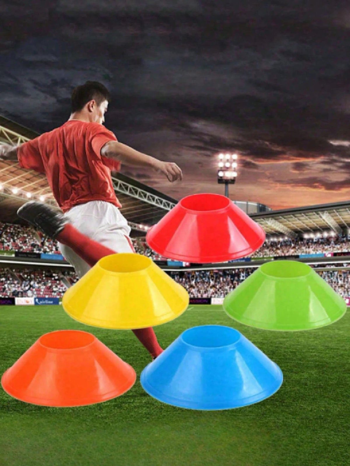 50/25/10/1 Soccer Training Marker Discs, Essential For Beach Games, Sports Training Equipment, The Perfect Gift For Sports Enthusiasts.