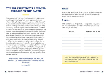 52-Week Devotional for Boys