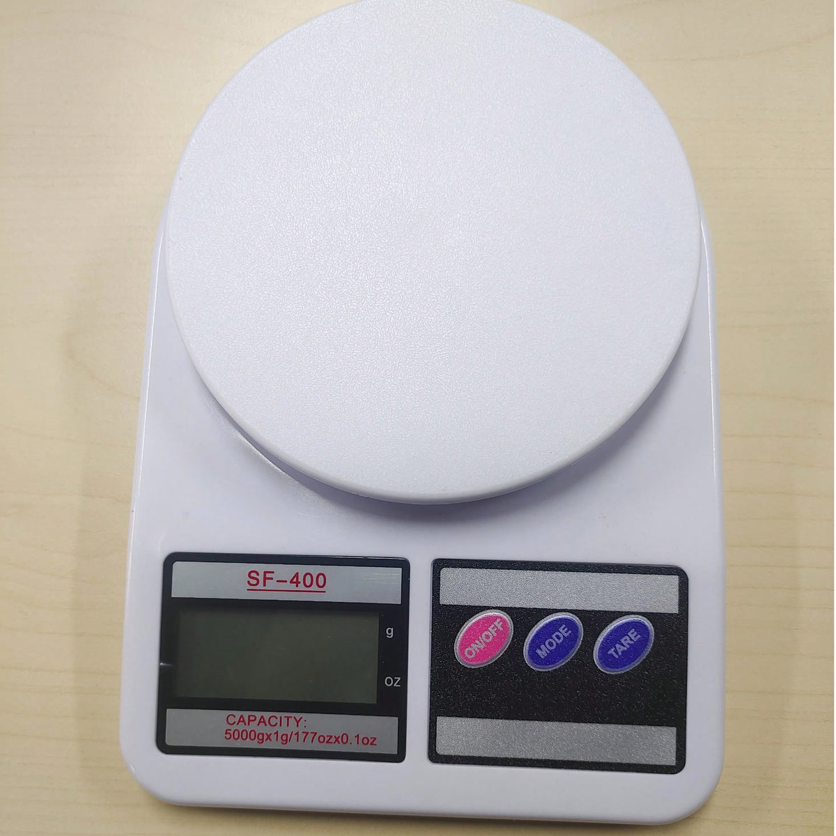 5kg Kitchen Scale With Weight Function, Unit Conversion, Auto Shut Off, Home Baking, Batteries Not Included