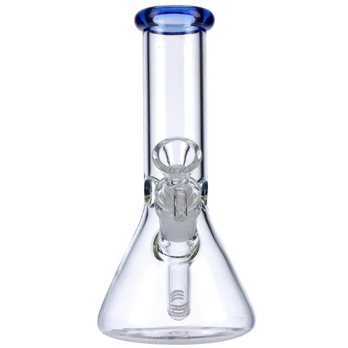 8" Mini Beaker w/ Color Lip