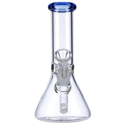8" Mini Beaker w/ Color Lip