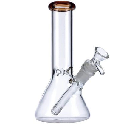 8" Mini Beaker w/ Color Lip