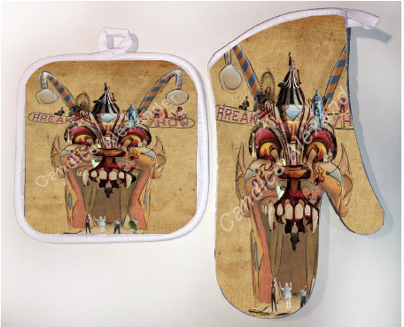Pot Holder & Oven Mitt Set