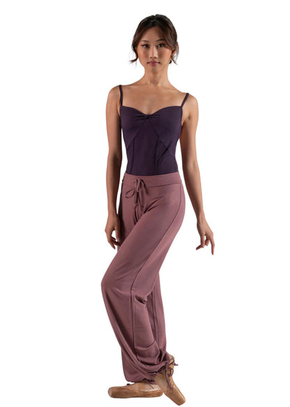 Ayana Bamboo Drawstring Pants (Wild Rose)