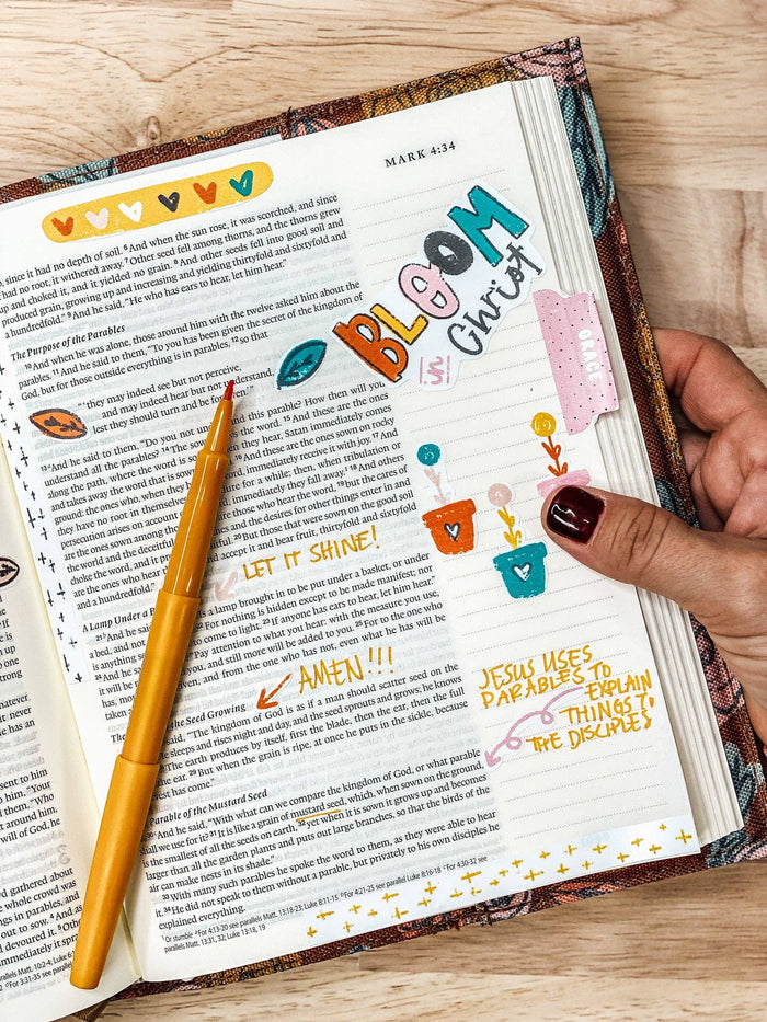 "Bloom in Christ" Sticker Sheet