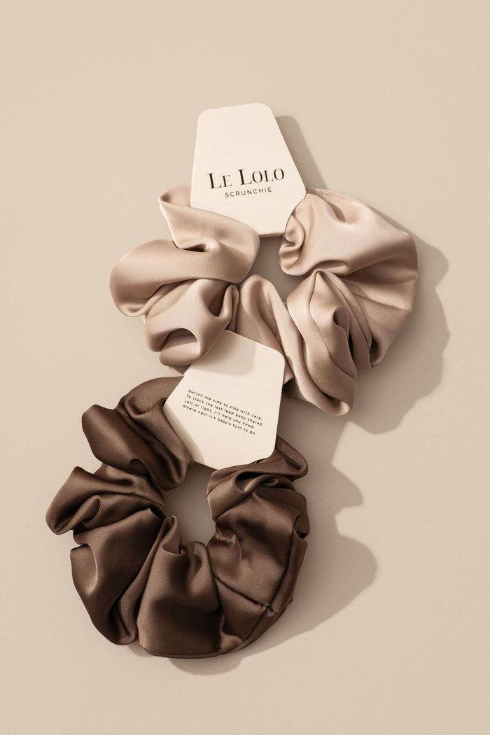 Breastfeeding Reminder Scrunchie, Brown