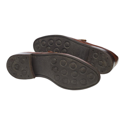Brown Leather Apron Monk Strap UK 7.5 E