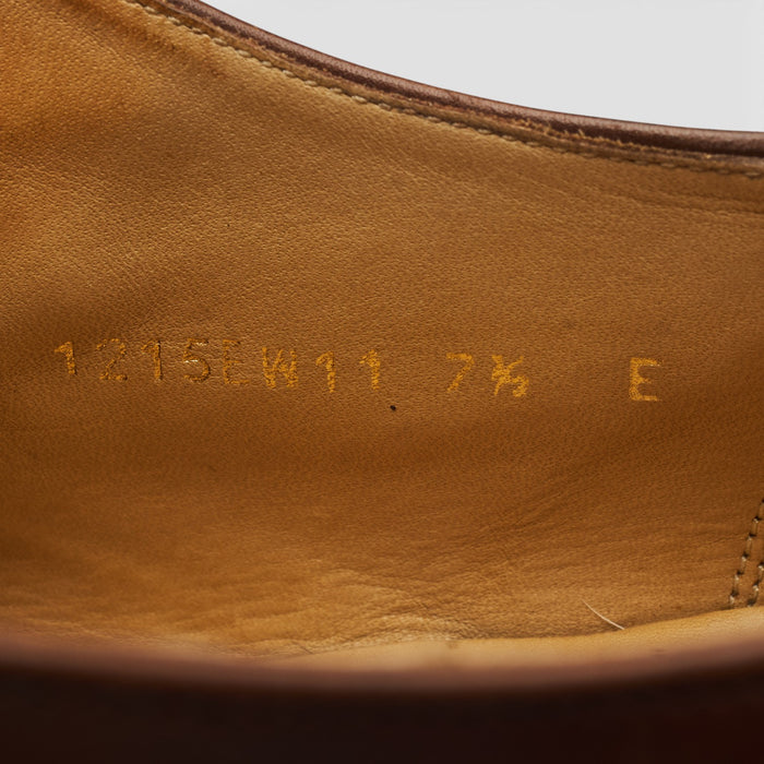 Brown Leather Apron Monk Strap UK 7.5 E