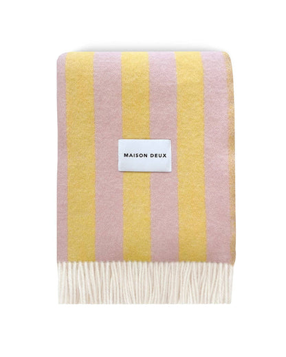Candy Wrap Blanket - Pink / Yellow