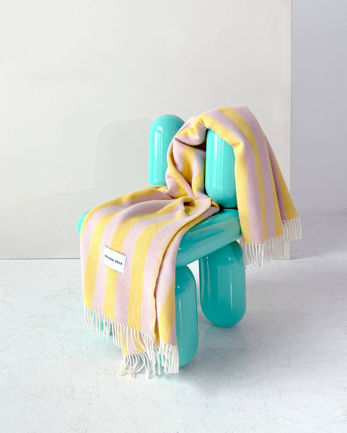 Candy Wrap Blanket - Pink / Yellow