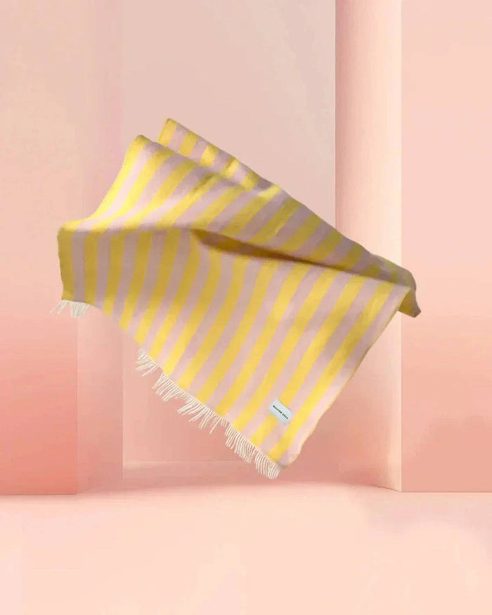 Candy Wrap Blanket - Pink / Yellow