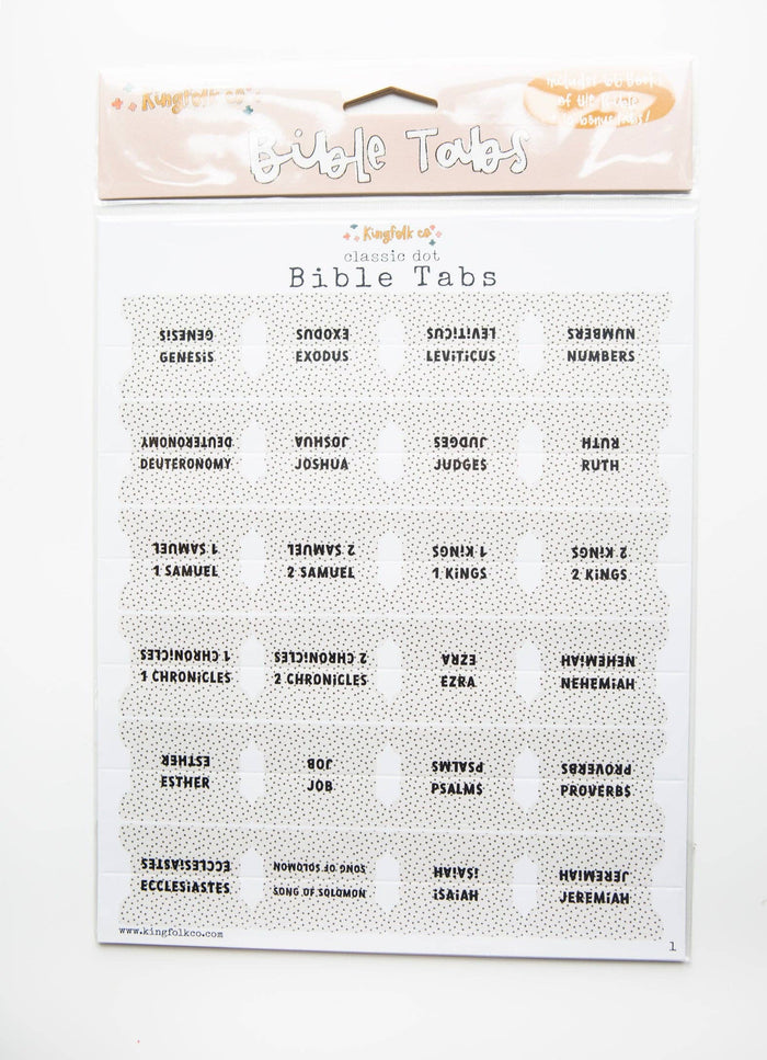 Classic Dot Bible Tabs