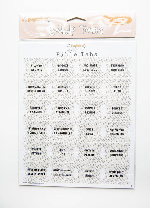 Classic Dot Bible Tabs