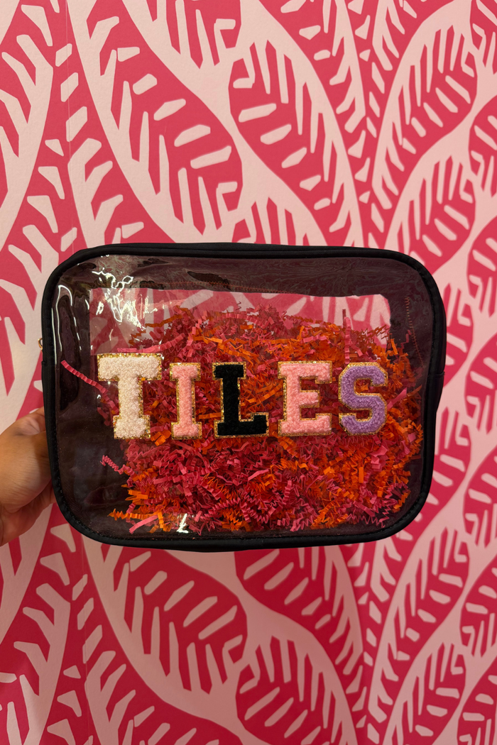 Clear Mahjong Tiles Pouch