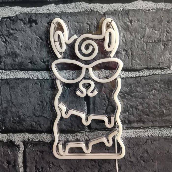 Gadget Gerbil Cool Alpaca Neon Light