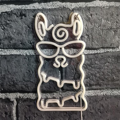 Gadget Gerbil Cool Alpaca Neon Light