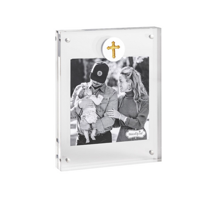 Cross Medallion Acrylic Frame