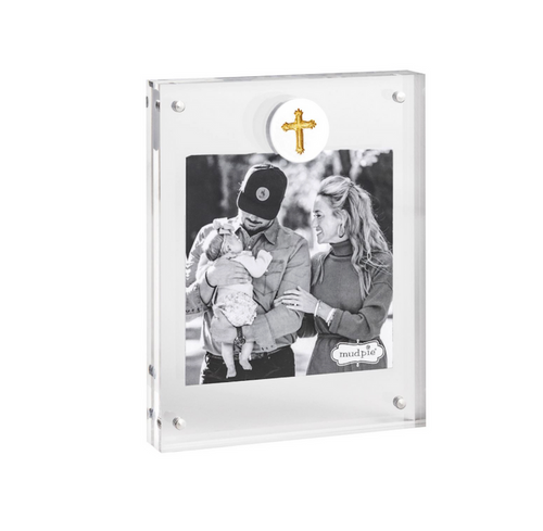 Cross Medallion Acrylic Frame