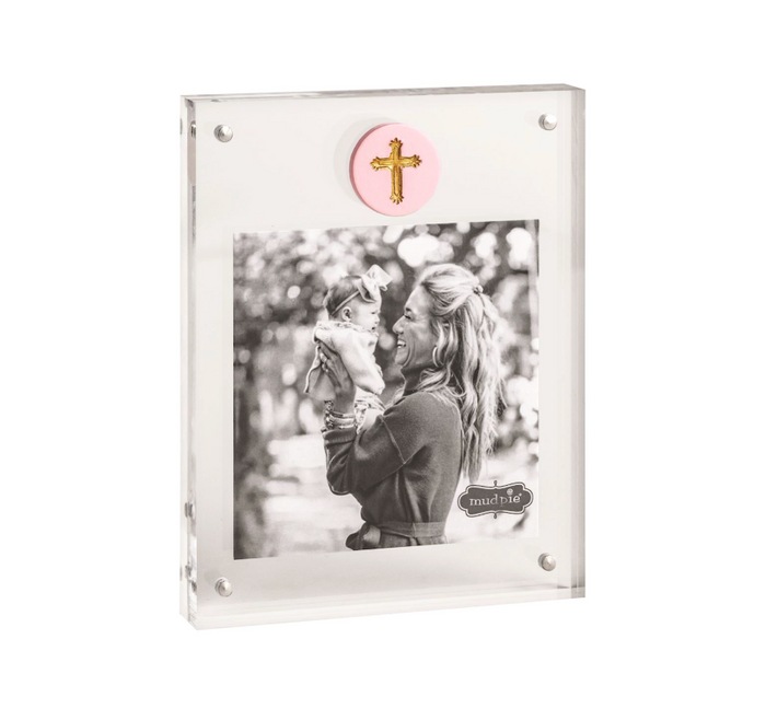 Cross Medallion Acrylic Frame