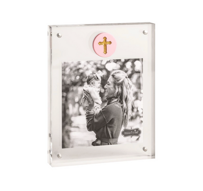 Cross Medallion Acrylic Frame