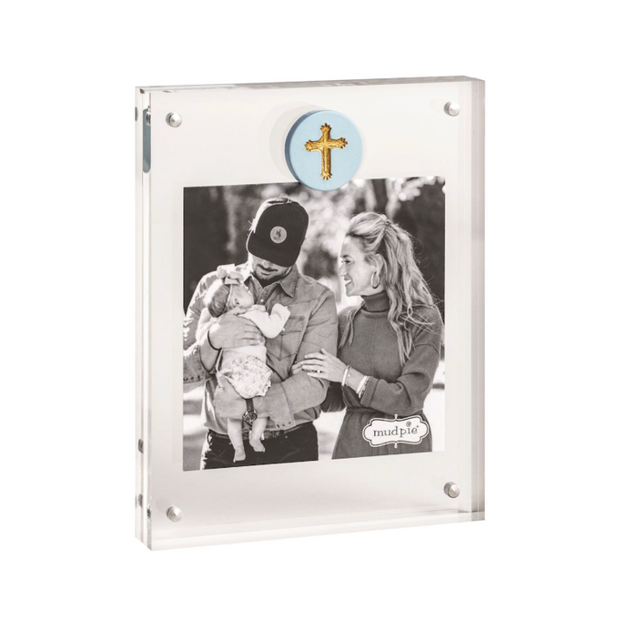 Cross Medallion Acrylic Frame