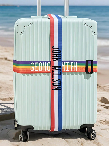Customized Luggage Straps, Personalized Travel Belts, Passwordless Luggage Straps, Travel Gifts, Business Gifts, Gifts, Suitcases Travel Luggage, Bag Lover, Dopamine Brights, Customized Bag, Travel Es