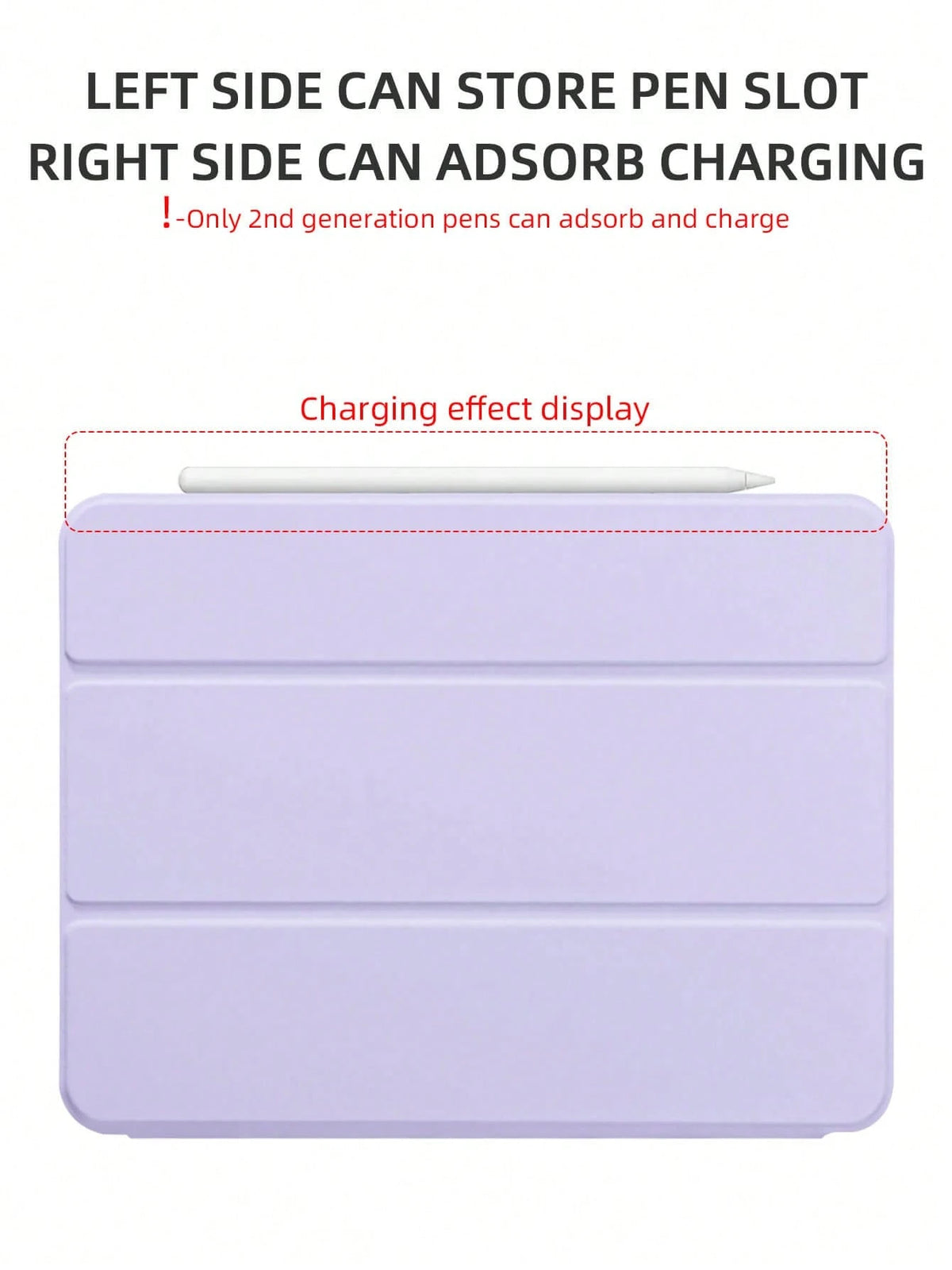 Customized Tablet Case With Pen Slot, Personalized Text Writing TPU Customizable 3-Fold Case, Compatible With Mini 4/5/6/7, Air 1/2/4/5, 9.7, 10.2, 10.5, 10.9, Pro 11-Inch, 10th Gen, Air 11-Inch (M2)
