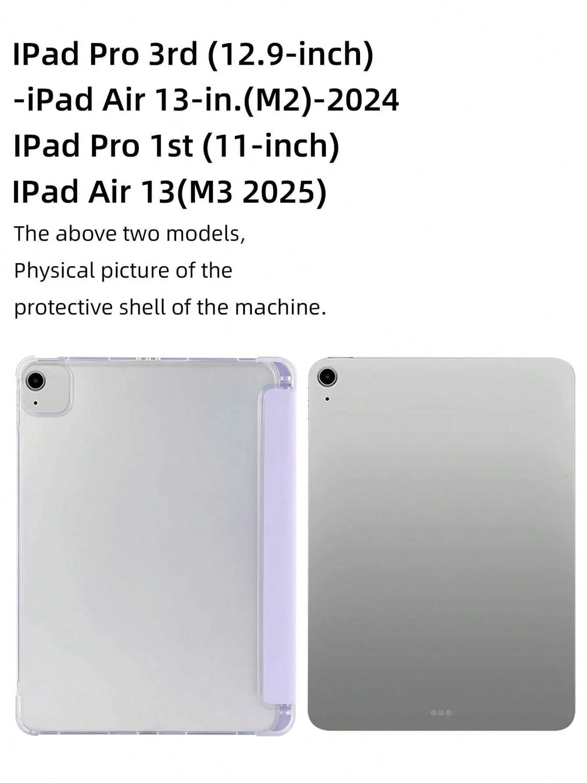 Customized Tablet Case With Pen Slot, Personalized Text Writing TPU Customizable 3-Fold Case, Compatible With Mini 4/5/6/7, Air 1/2/4/5, 9.7, 10.2, 10.5, 10.9, Pro 11-Inch, 10th Gen, Air 11-Inch (M2)