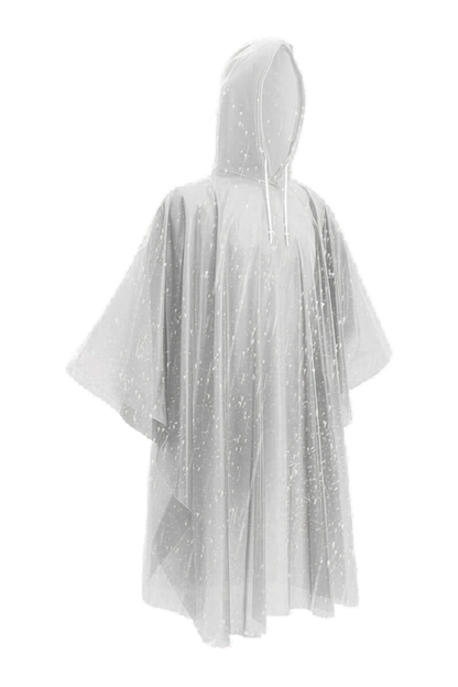 Disposable Rain Poncho - FINAL SALE
