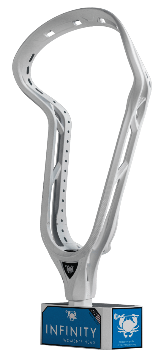 ECD Infinity Women's Unstrung Lacrosse Head - White